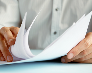 Man Holding Documents